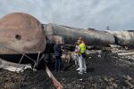 Започна изтегляне на незасегнатите цистерни от товарния влак, който дерайлира край Пясъчево