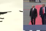 Тръмп с демонстрация пред Путин – над тях летят американски стелт бомбардировачи B-2 (ВИДЕО)