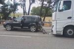 Голяма тапа: Верижен сблъсък с четири тира и автомобил на АМ „Тракия“ (ВИДЕО И СНИМКИ)