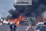 Обвиниха българския шофьор на камион, ударил кола, в която изгоряха трима души