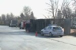 Тир, натоварен със зърно, се преобърна във Варна
