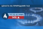 Увеличението на природния газ: Вероятно ще е повече от 14% след Нова година