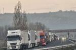 Около 27 км е опашката от тирове на излизане от страната при „Капитан Андреево“ (СНИМКИ)