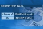 Бюджетът за 2022 г.: Здравната вноска остава 8%