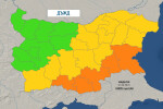 Оранжев код за опасни валежи в Южна България в неделя