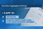 Бизнесът е против предложението за допълнителен отпуск на служителите непушачи