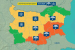 Предупреждение за обилни валежи в 6 области 