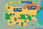 Оранжев и жълт код за силен вятър и снеговалежи в неделя, 11 януари