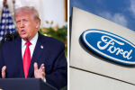 Тръмп показа непличен жест на работник на „Ford“ по време на визита (ВИДЕО)