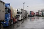 Блокадата на границите: Колона от камиони заради протеста на сръбските шофьори