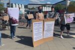 Българи протестираха пред централата на Християндемократическия съюз в Берлин