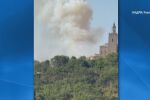 Голям пожар между Велико Търново и Арбанаси