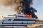 Суперяхтата Sea Lady II изгоря в Сен Тропе