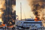 Суперяхтата Sea Lady II изгоря в Сен Тропе
