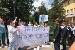 Медицински сестри на протестно шествие в подкрепа на Мая Илиева