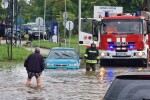 Булеварди във Враца са под вода след интензивните валежи (СНИМКИ)