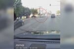 Кола помете пешеходец на ул. „Бели Дунав“ в София (ВИДЕО)