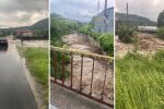 Река Черна преля, село Тича е наводнено