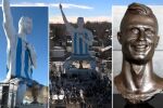 Меси или Роналдо? Или чия статуя е по-нелепа?