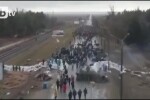 Протест спря руските сили пред най-голямата АЕЦ в Европа (ВИДЕО)