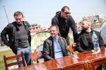 Тарторът на агитката на ЦСКА атакува 