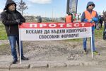 Продължава протестът на зърнопроизводителите в цялата страна