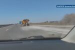 Защо в слънчев ден снегорин опесъчава Северната скоростна тангента?