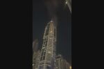 Отломки от ирански дрон удариха луксозен небостъргач в Дубай (ВИДЕО)