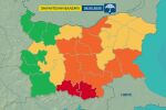 И в понеделник червен, оранжев и жълт код за интензивни валежи