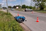 Моторист пострада тежко при катастрофа на изхода на Русе (СНИМКИ)