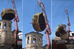 Кран изпусна купола на църквата „Св. Николай Мирликийски“ в село Голема Раковица, строена преди 169 години