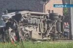 Две деца и двама възрастни загинаха при удар между влак с училищен автобус (ВИДЕО)