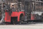 Огненият ад край Костинброд: Огромни са щетите за градския транспорт, който превозва хиляди