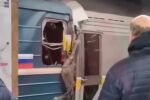 Два влака се блъснаха в метрото в Москва: Машинист е затиснат 