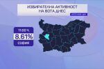 Избирателната активност в София: 8,61% са отишли до урните към 11 ч.