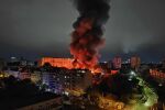 Голям пожар в столичния квартал „Гоце Делчев“ (ВИДЕО)