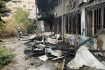Изгорялата сграда в 