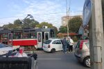 Кола и трамвай се сблъскаха в центъра на София 