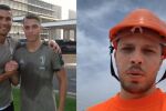 Тренираше с Кристиано Роналдо, днес бърка цимент