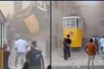 Трамвай дерайлира и в Лисабон - 15 души са загинали, има и ранени (ВИДЕО)