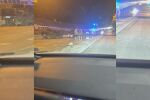 Пикап помете три коли на метри от столичния КАТ 