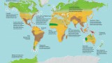 Карта показва бъдещето на Земята, ако се затопли с 4°C