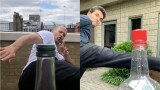 Джейсън Стейтъм и Конър Макгрегър в #BottleCapChallenge – новата мода сред звездите