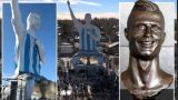 Меси или Роналдо? Или чия статуя е по-нелепа?