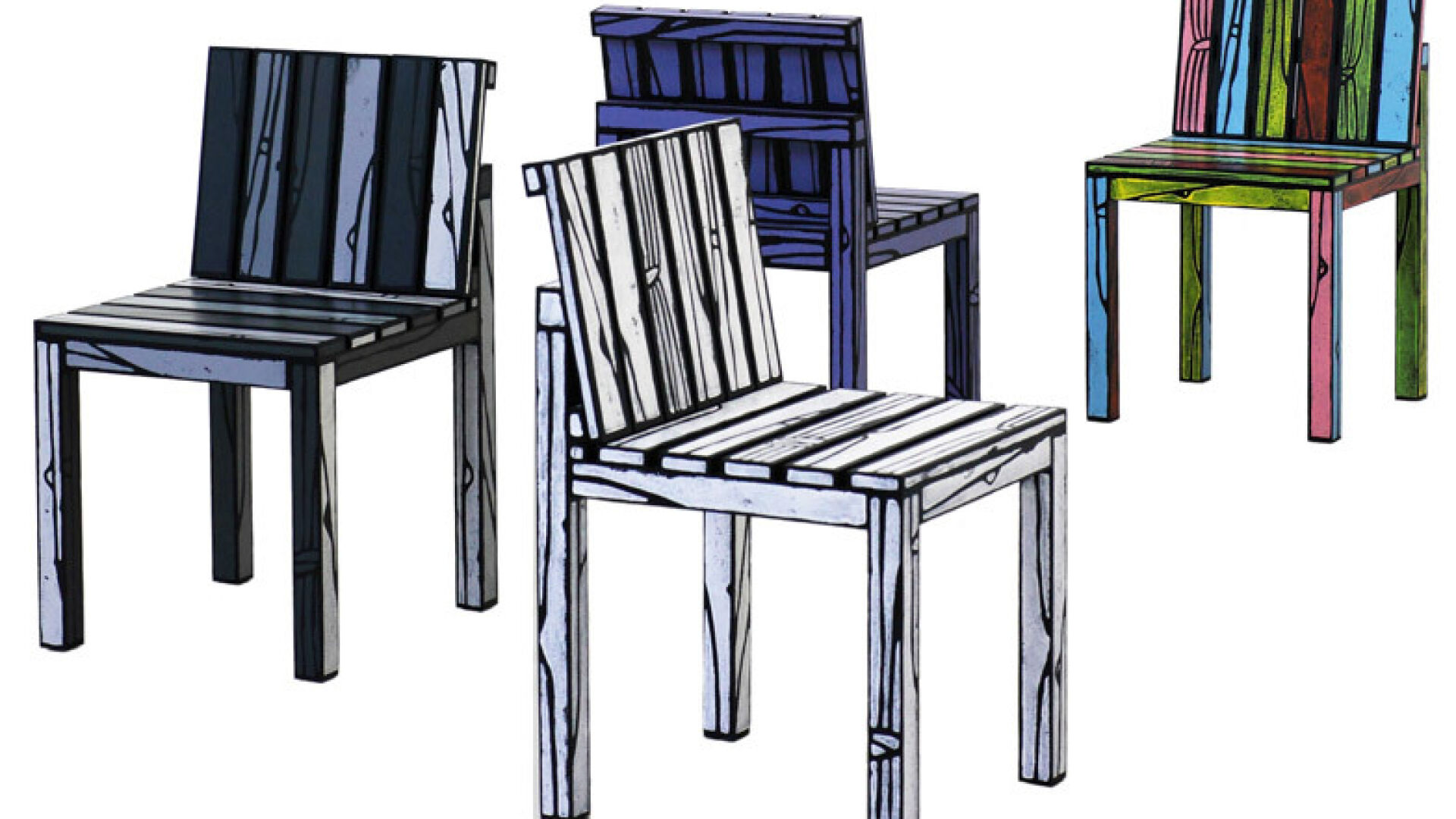 Logo Chairs от Richard Woods и Sebastian Wrong