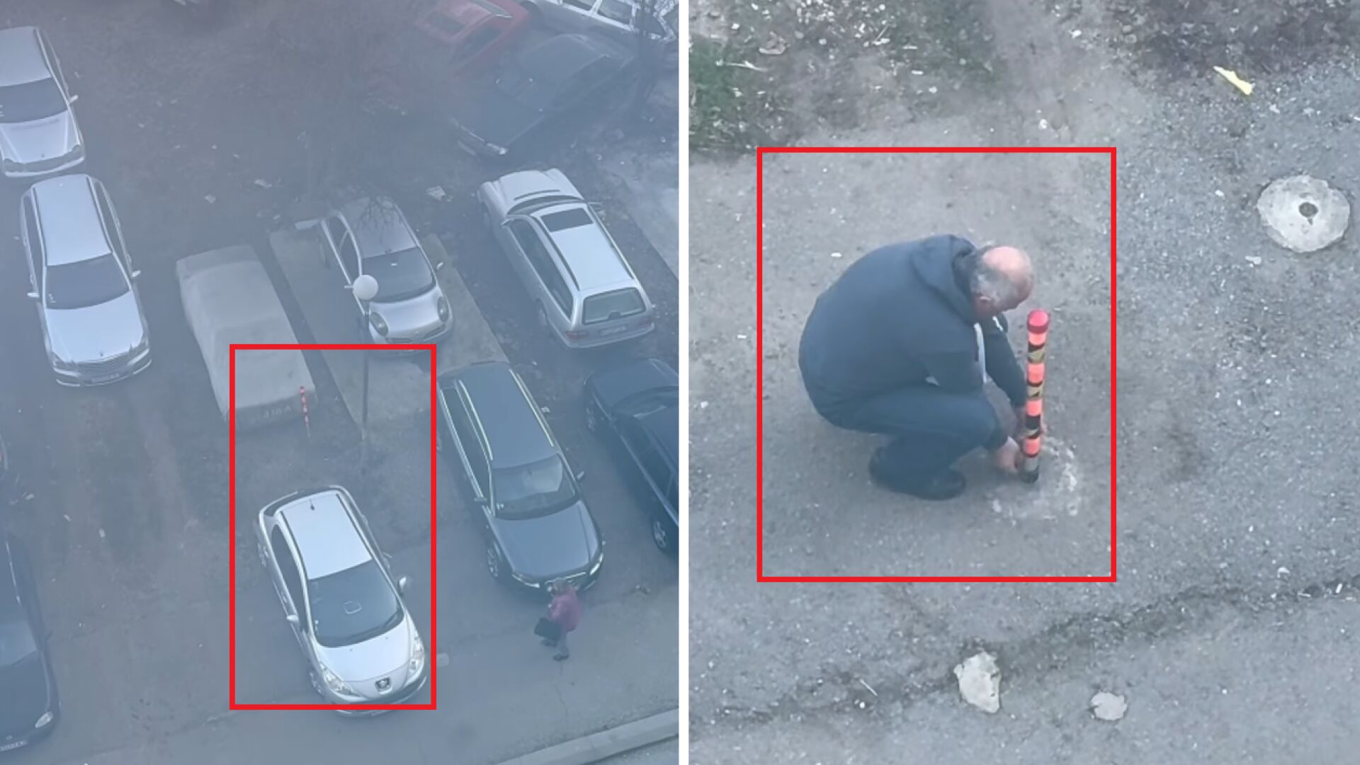 „Частно“ колче пази „частно паркомясто“ на тротоар в столичен квартал