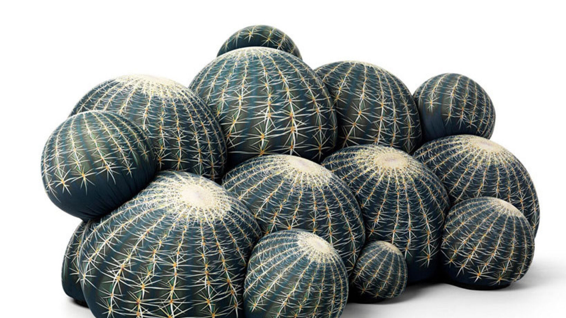 Canapé cactus couch от Maurizio Galante