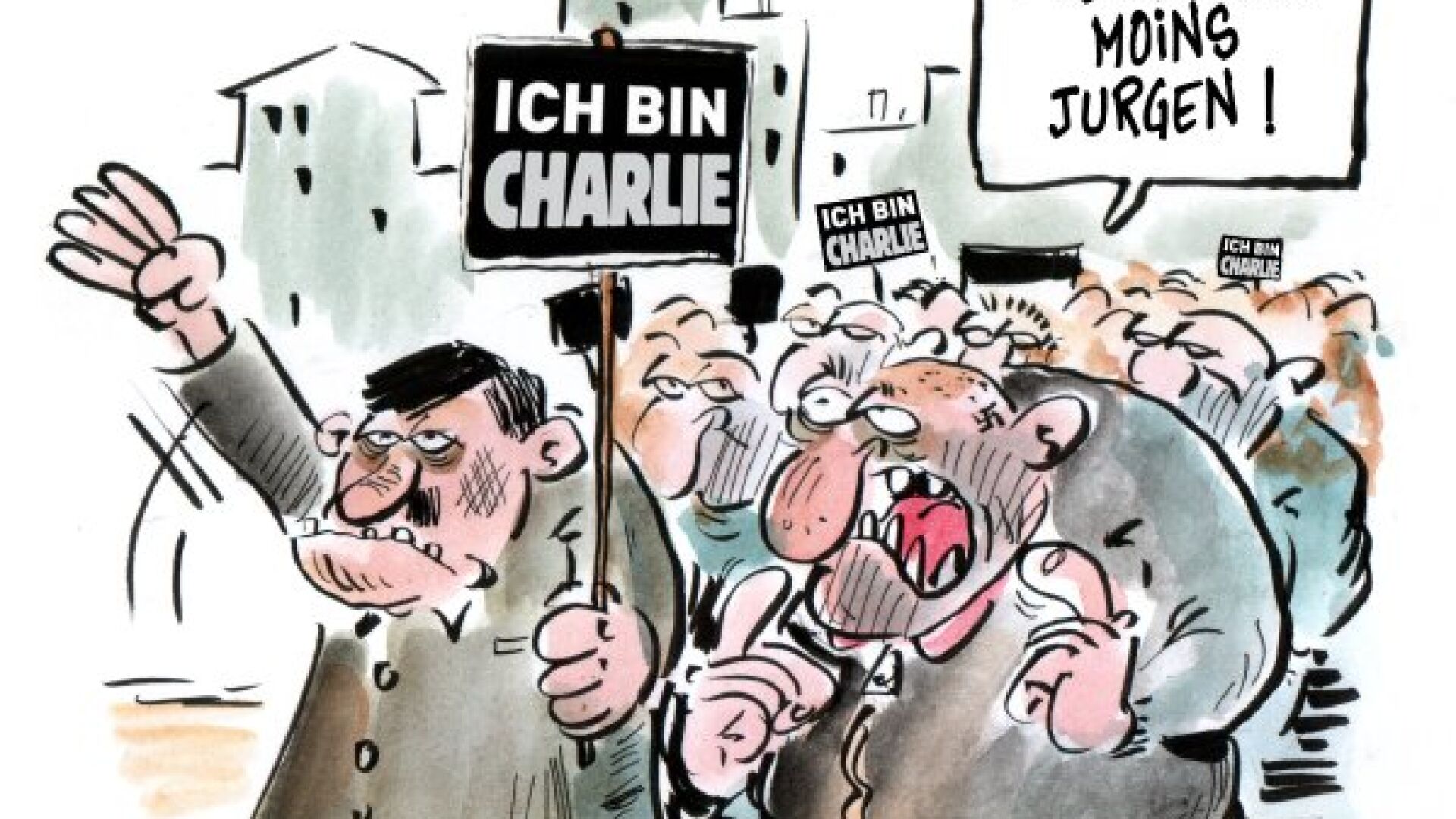 Карикатуристи скочиха срещу PEGIDA (ГАЛЕРИЯ)
