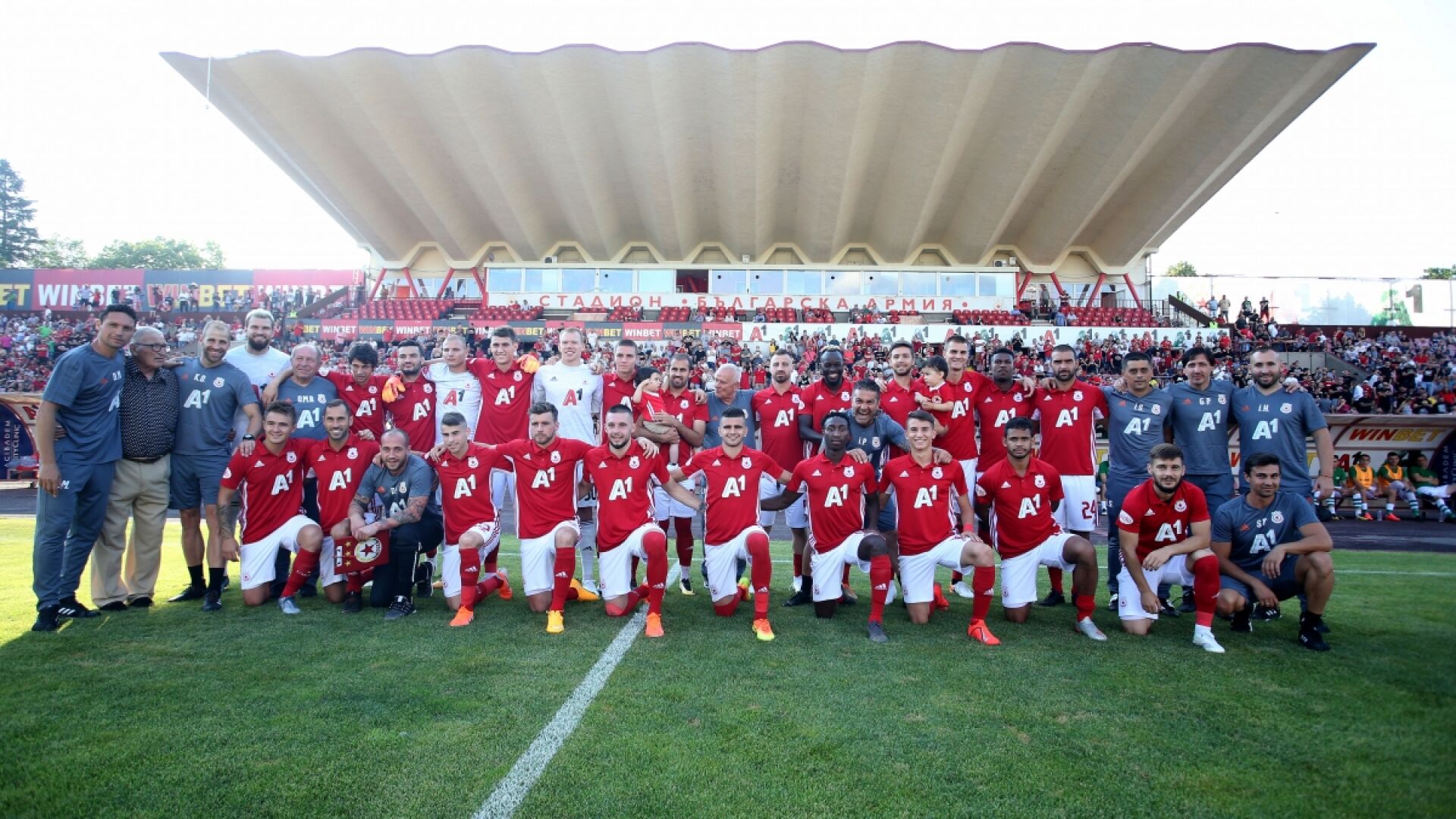 ЦСКА представи отбора с 3:0 срещу 