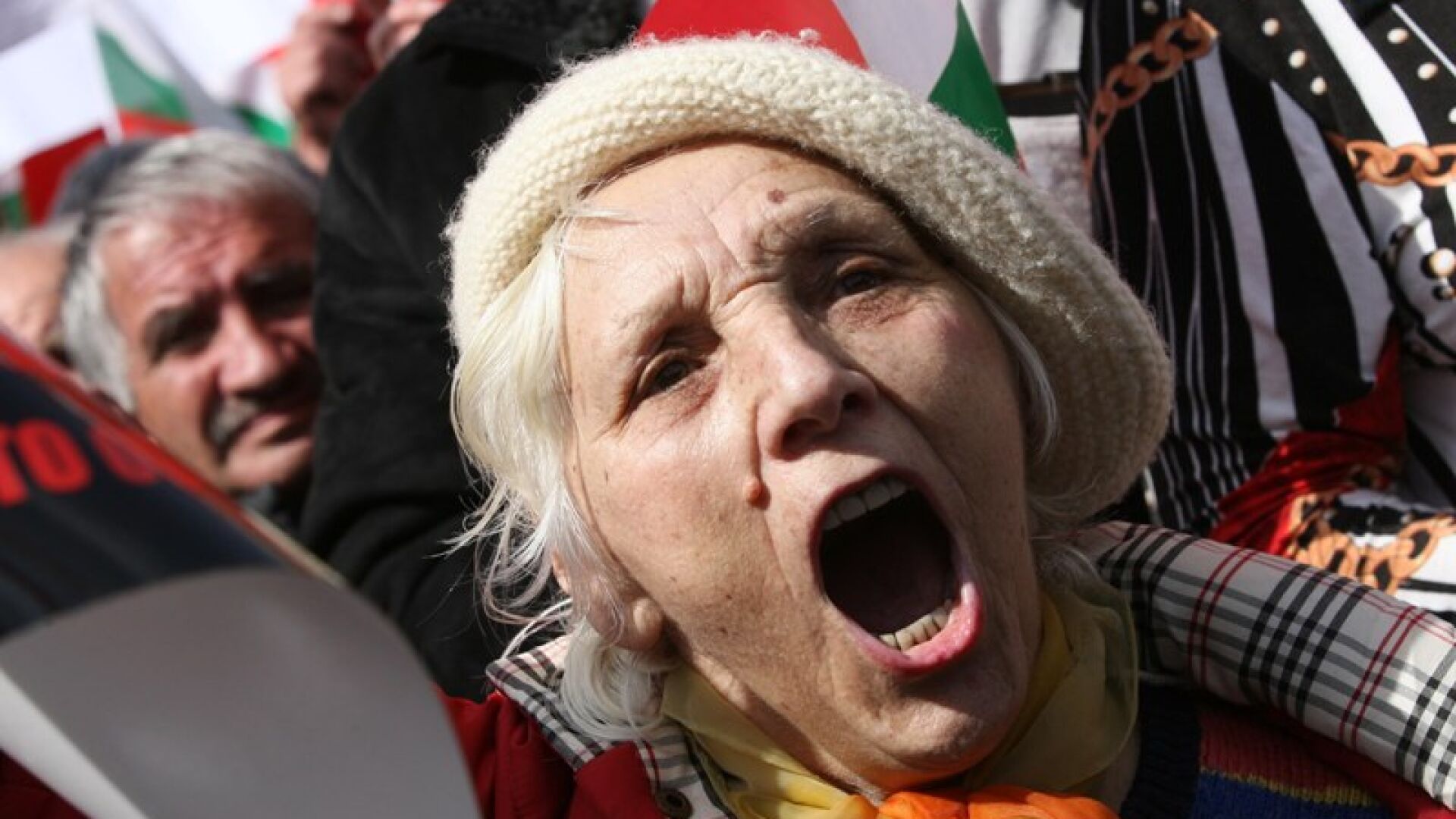 Протестът на БСП в снимки